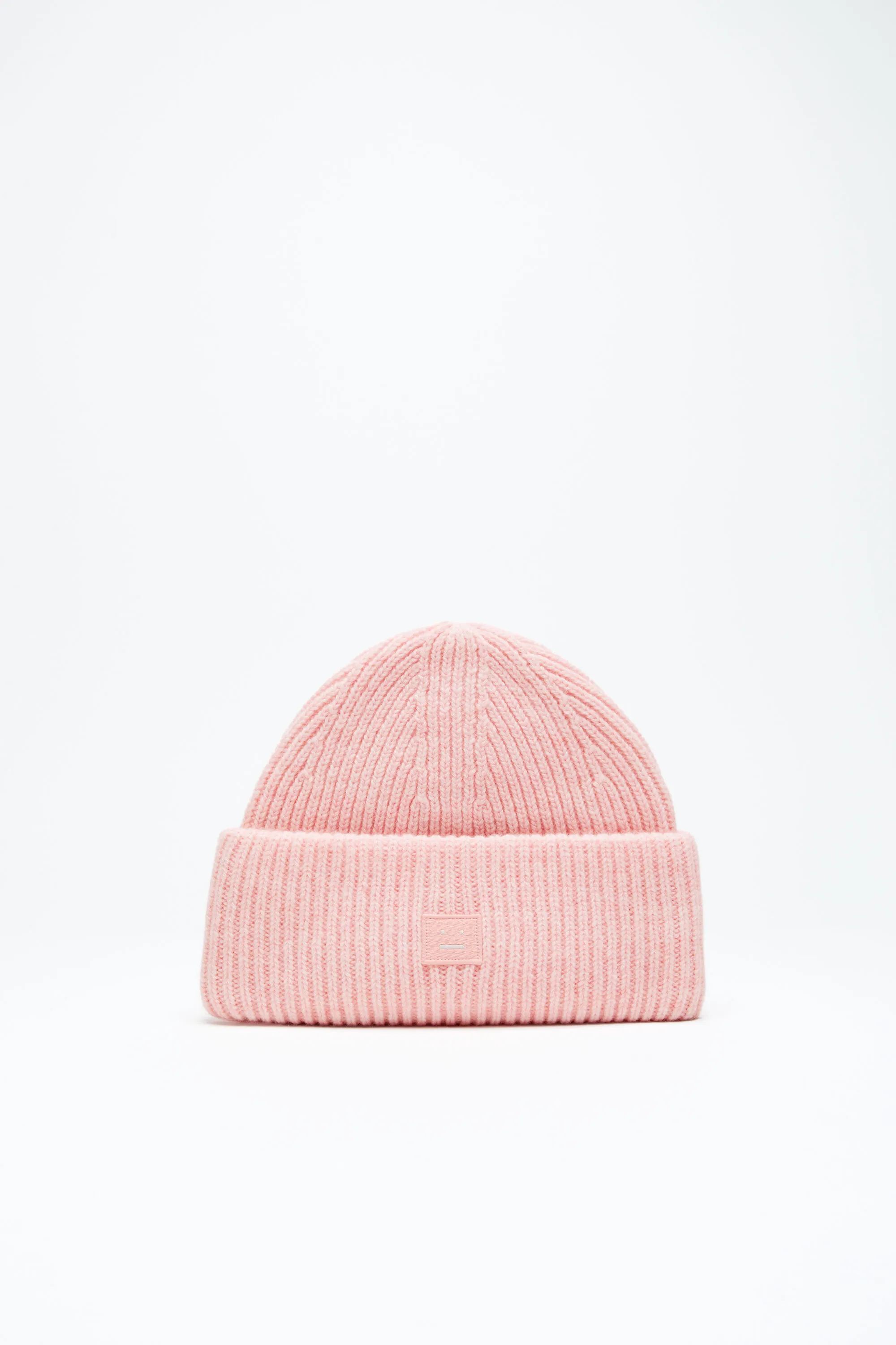 

Шапочка с маленьким лицом с логотипом Acne Studios, Faded pink melange