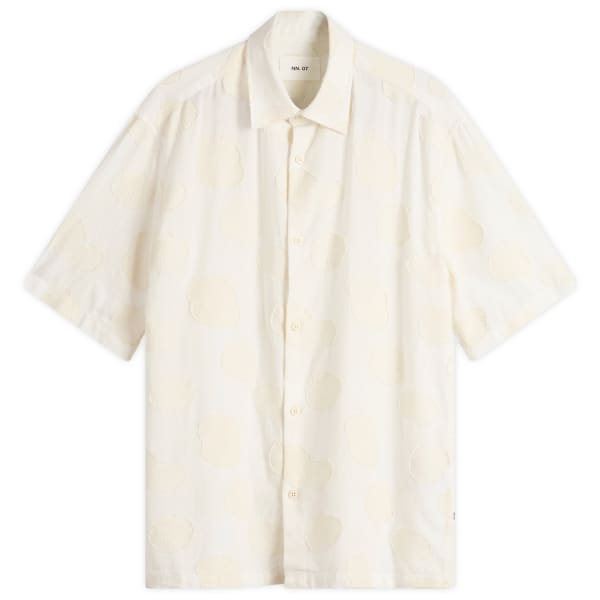 

Рубашка с коротким рукавом из жаккардовой ткани Freddy Nn07, айвори