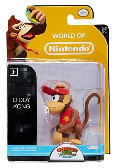 

Jakks Pacific, Nintendo, коллекционная фигурка, W1 Diddy Kong, Серый, Jakks Pacific, Nintendo, коллекционная фигурка, W1 Diddy Kong