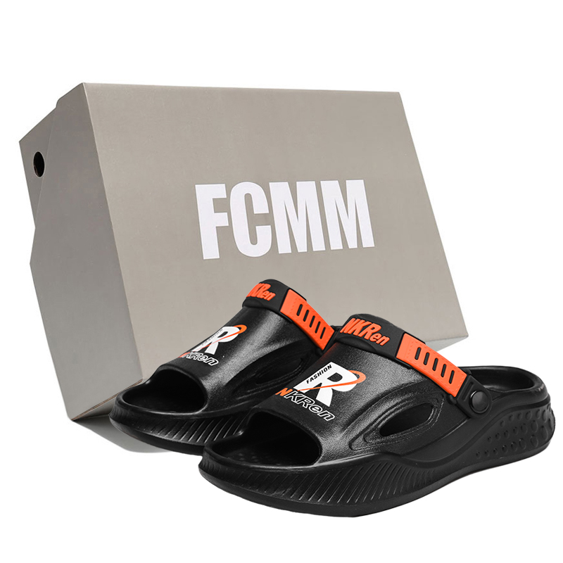 

FCMM Пляжные сандалии мужские, черно-зеленые