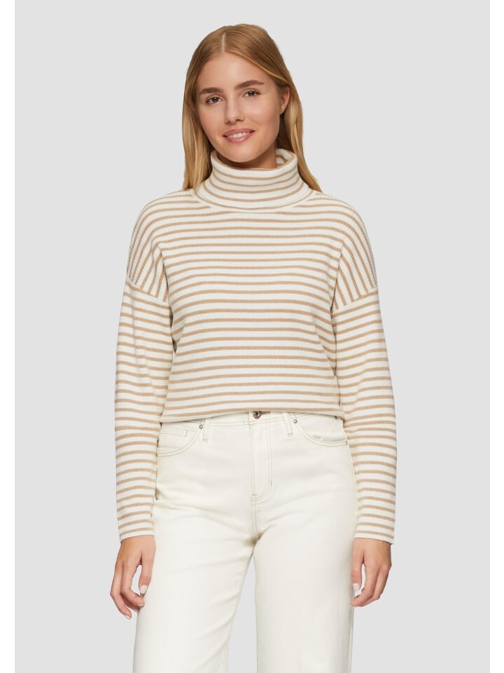 

Пуловер s.Oliver Strickpullover langarm, цвет Braun-creme