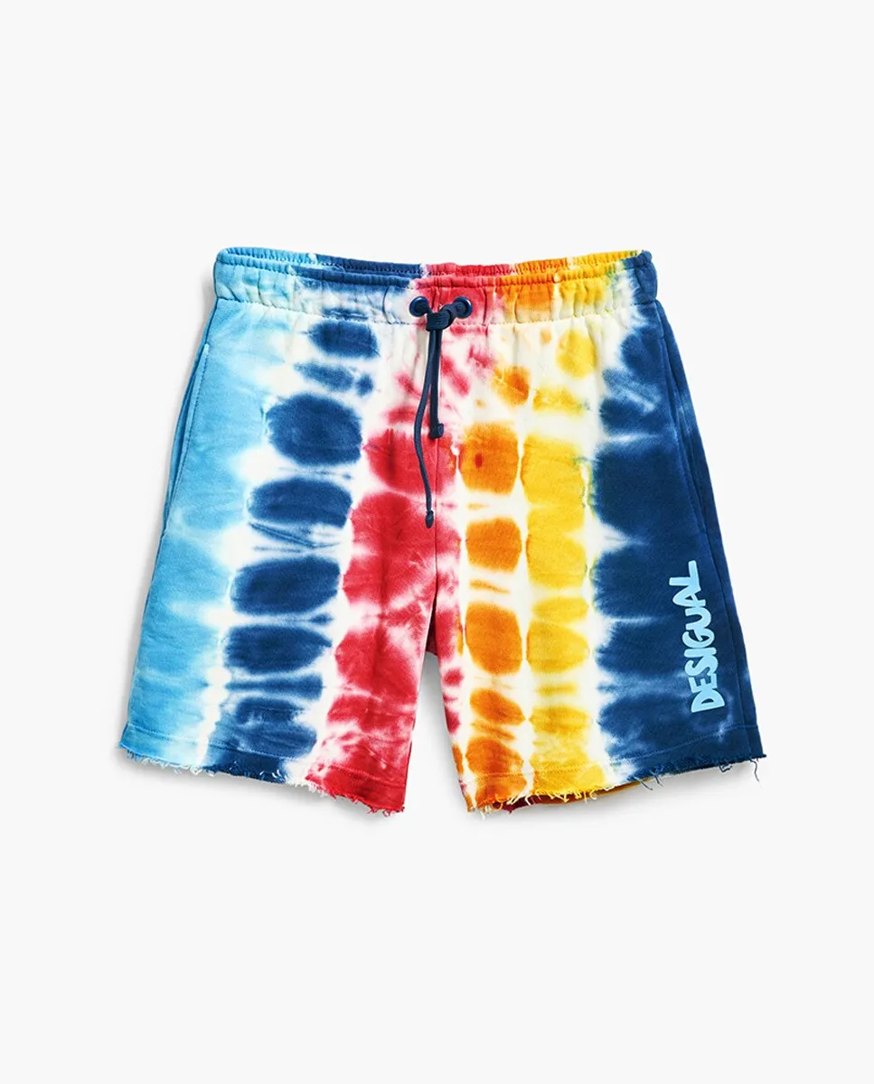

Шорты для мальчиков с принтом тай-дай Desigual, многоцветный
