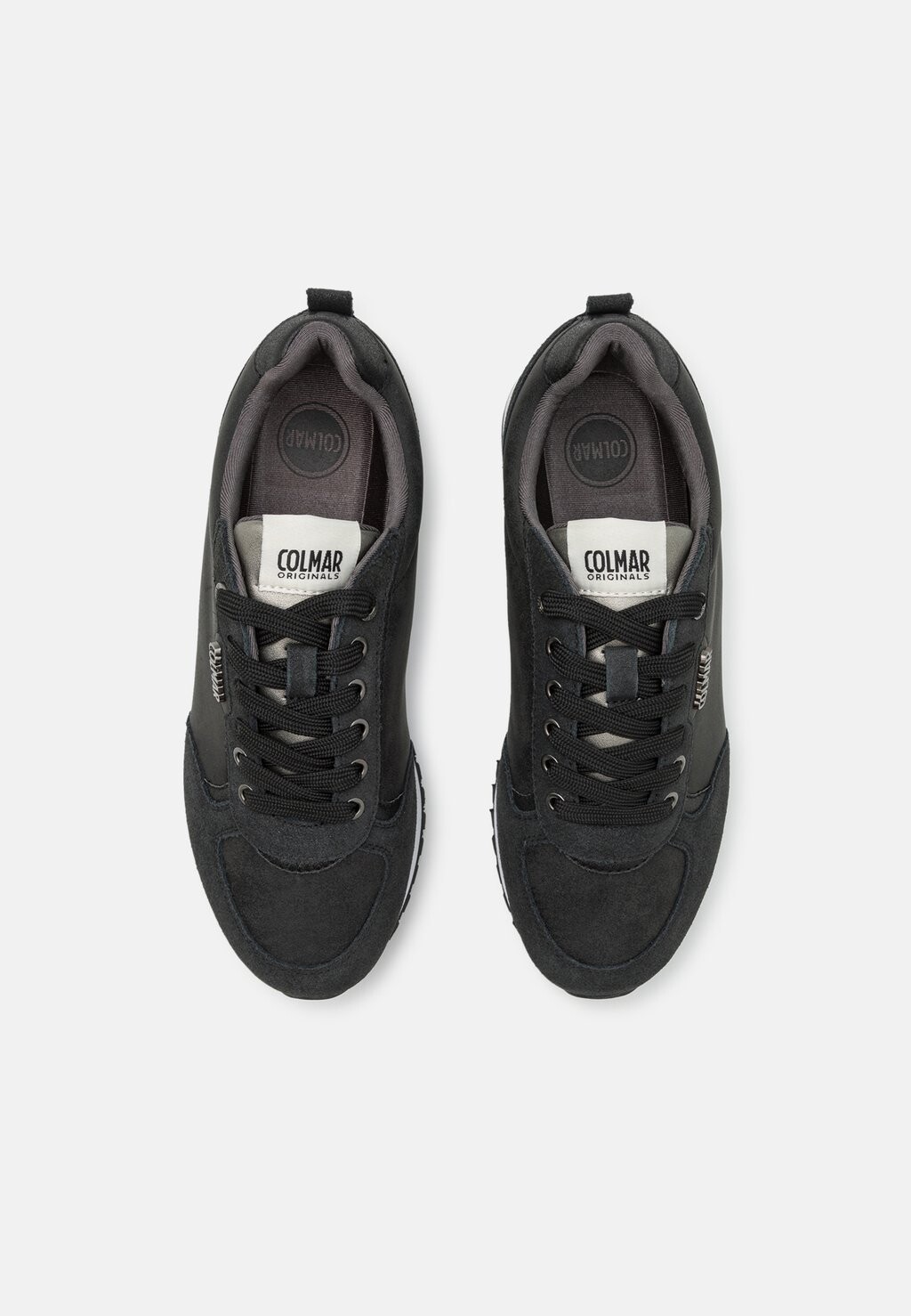 

Кроссовки на шнуровке TRAVIS PUNK HIGH OUTSOLE Colmar Originals, черный