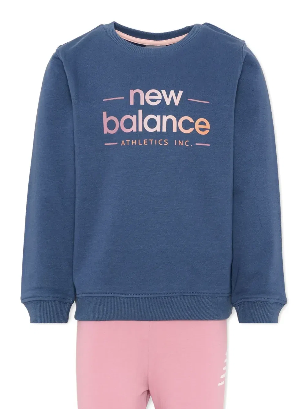 Спортивный костюм с принтом New Balance Kids, синий — фото 4