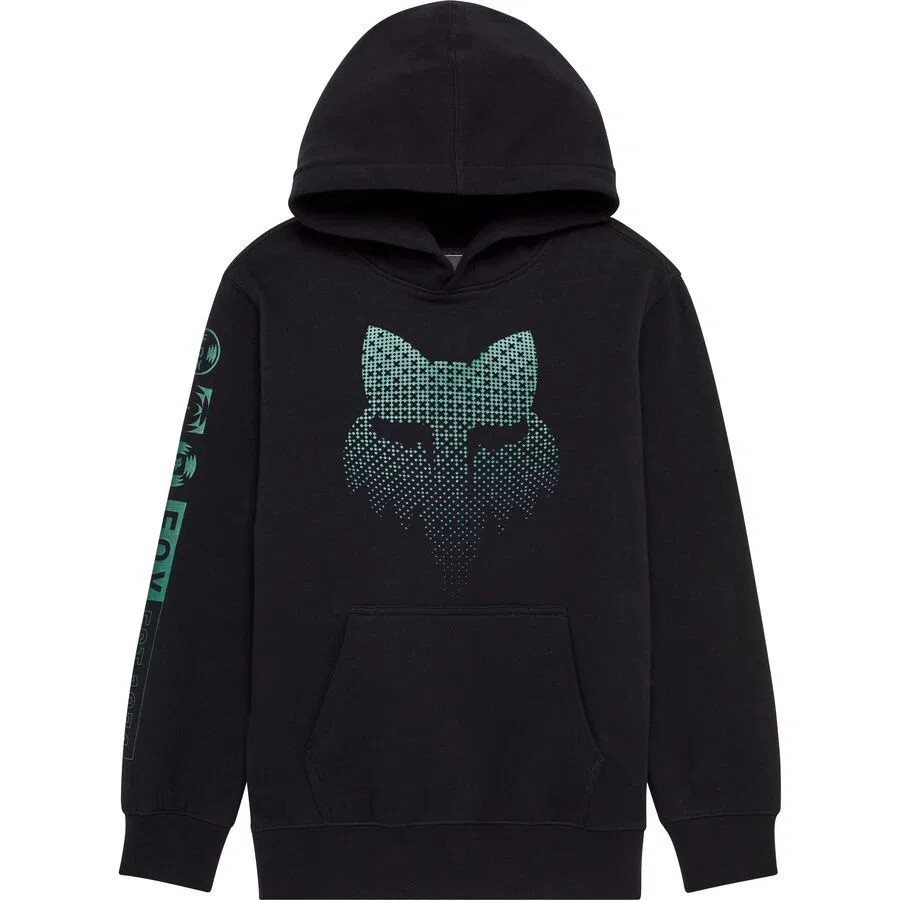 Молодежная толстовка с размытым рисунком Fox Racing, Black