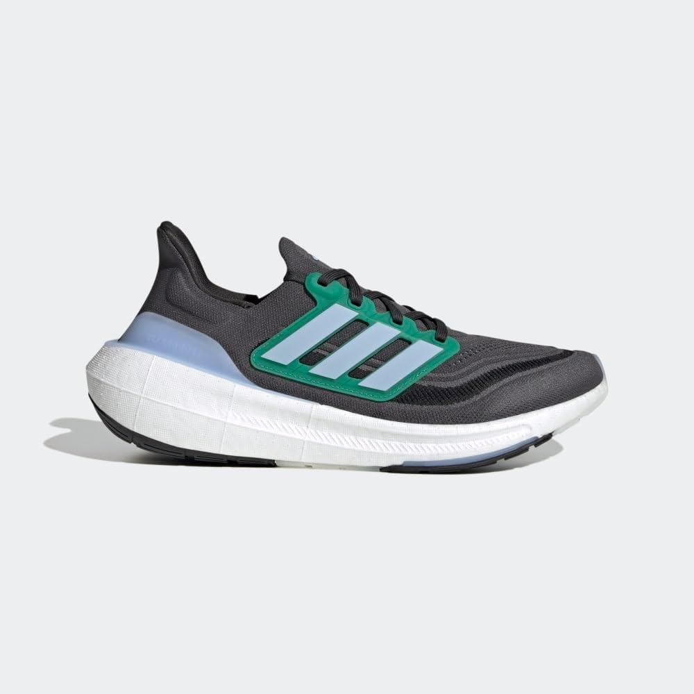 Мужские кроссовки для бега adidas Ultraboost Light, зеленый/голубой/угольный — фото 2