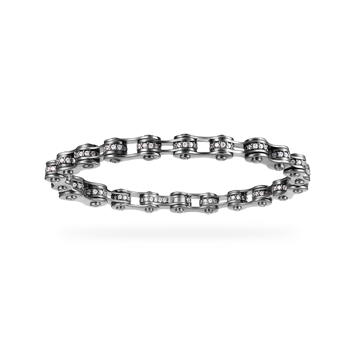 

Apm Monaco Серебряный браслет 925 Sterling Silver для женщин, цвет Dark Gray