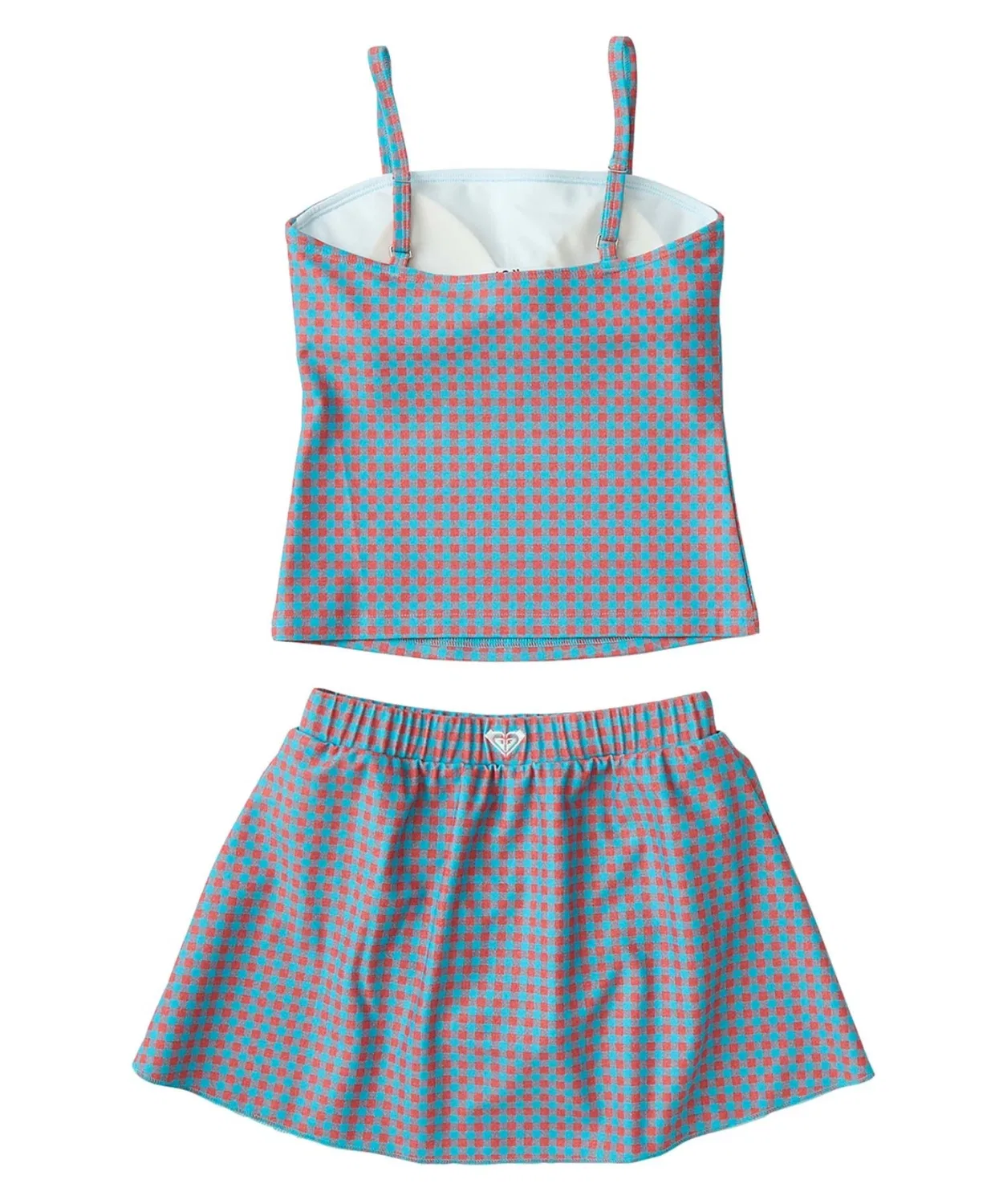 Танкини Roxy MINI PICNIC GINGHAM для девочек, зелёный — фото 4