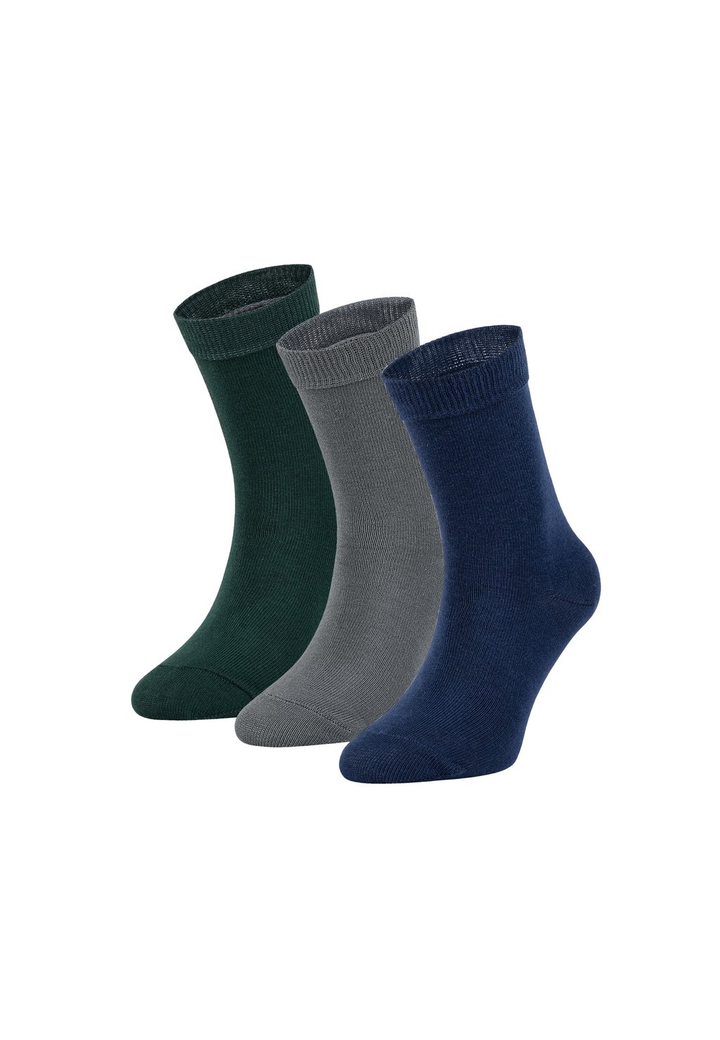 

Носки 3 PACK Zooksy, цвет graphite navy blue dark green