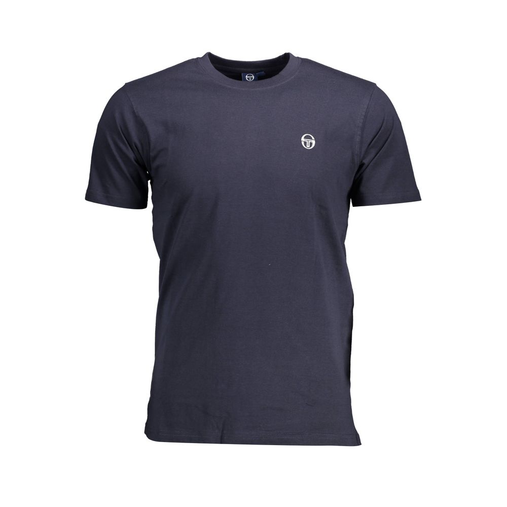 

Синяя хлопковая футболка Sergio Tacchini