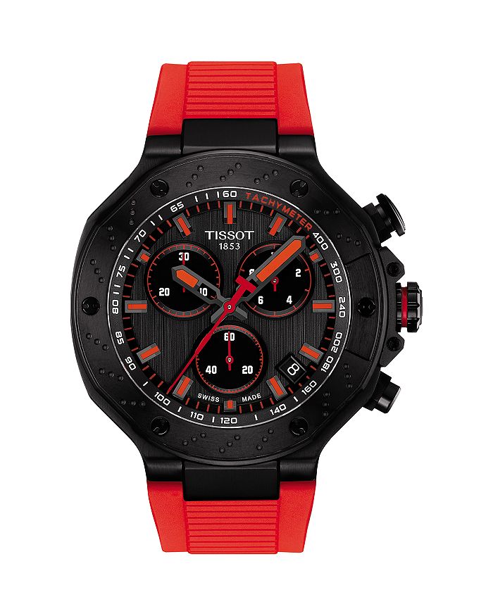 

T-Race Quartz Chronograph, 45 мм Tissot, красный