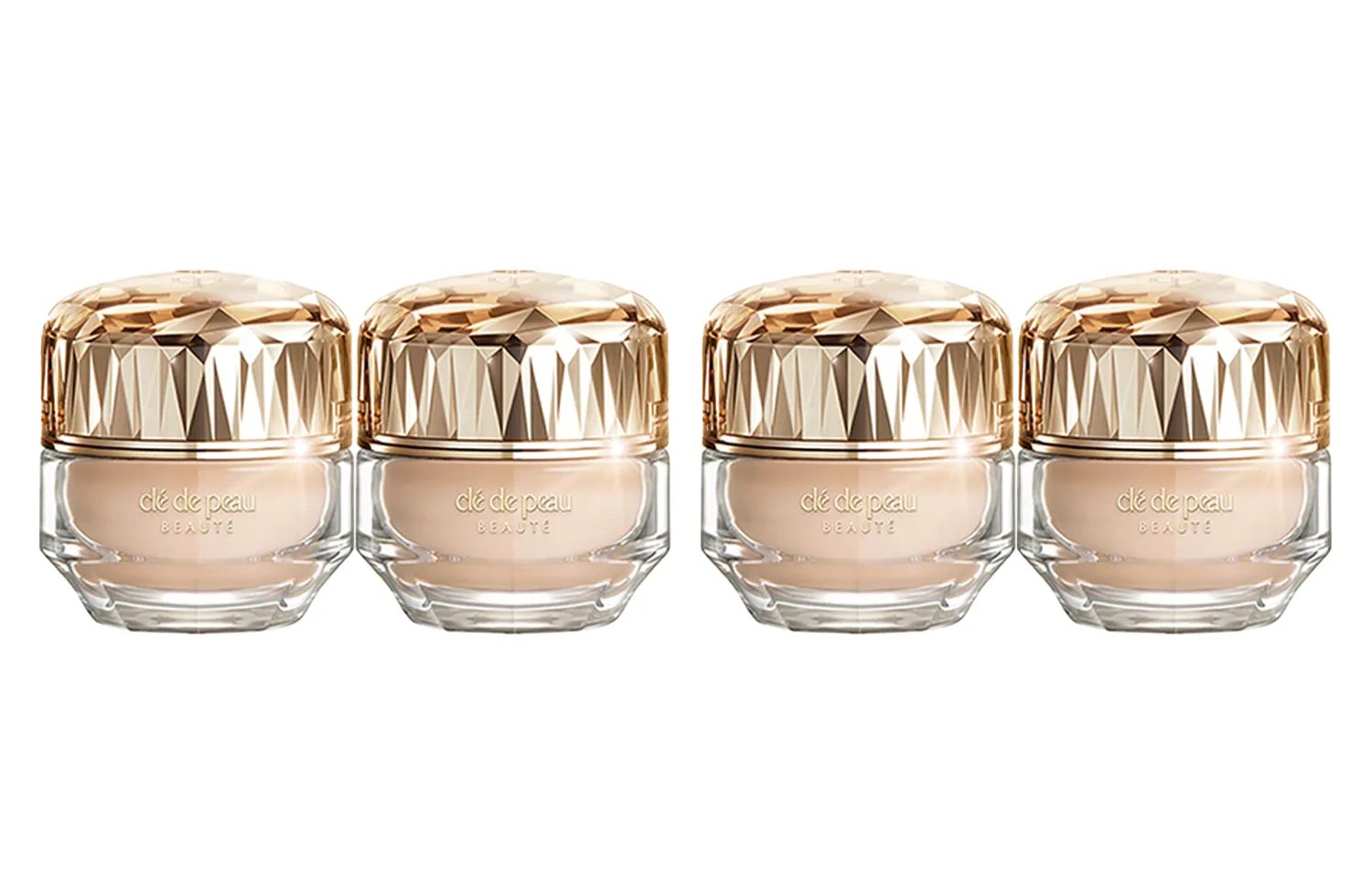 Clé De Peau Beauté Набор пробников тональный крем Crystal Like Radiance CC Natural Long Lasting Matte Finish Clear Adherent 3 мл/3 мл*2, #I10 3ml*4
