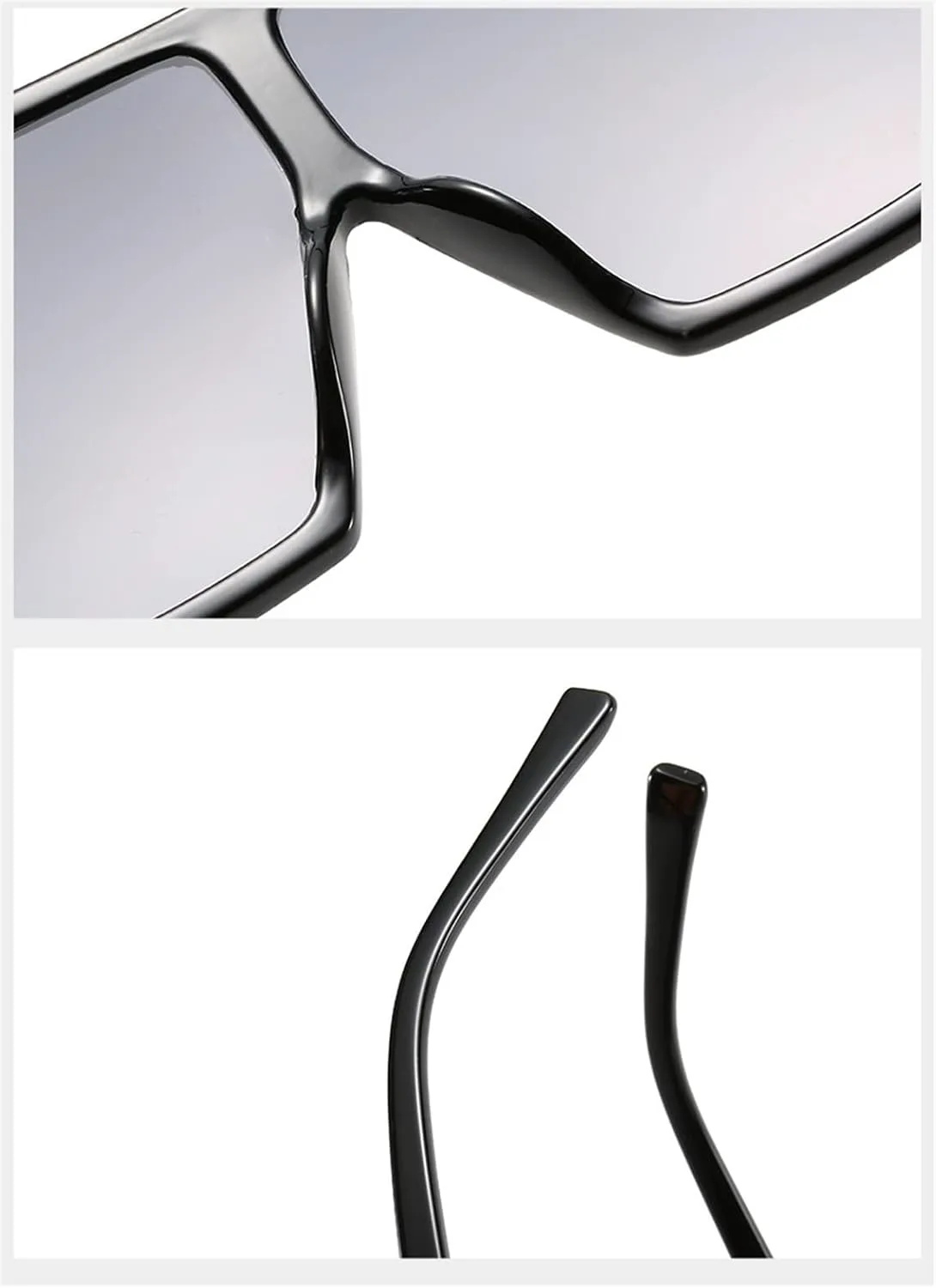 

Солнцезащитные очки XINXIN в квадратной оправе большого размера для мужчин и женщин, для отдыха на природе, пляжа и активного отдыха (Цвет: H, Размер: Средний), H