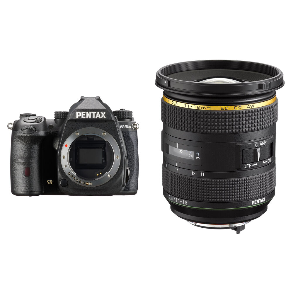 

Зеркальная камера Pentax Pentax K-3 Mark III DSLR Camera with 11-18mm f/2.8 Lens