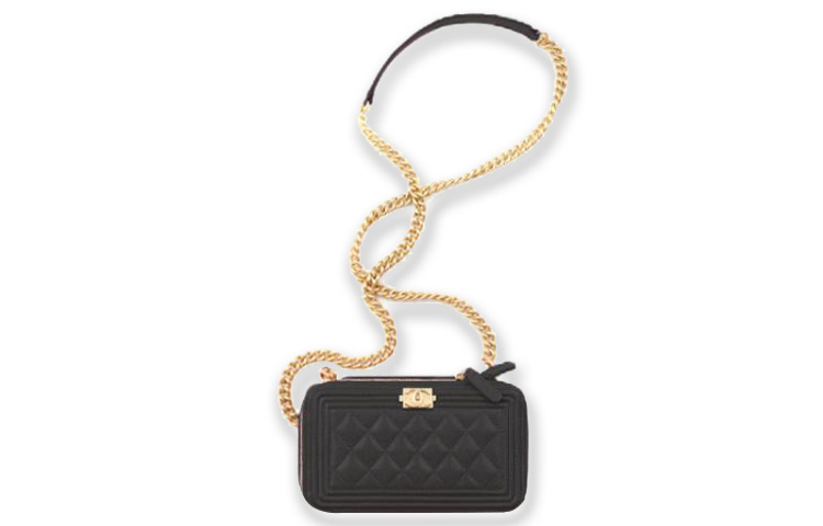 

CHANEL Текстурированная кожаная сумка через плечо