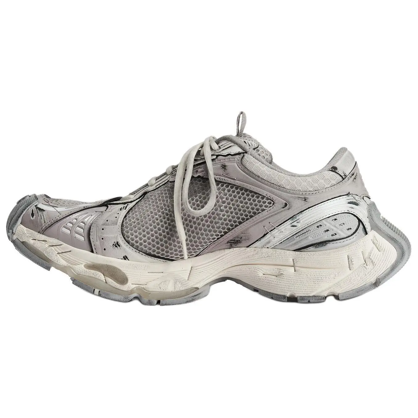 

Balenciaga Кроссовки Stapler Beige Grey