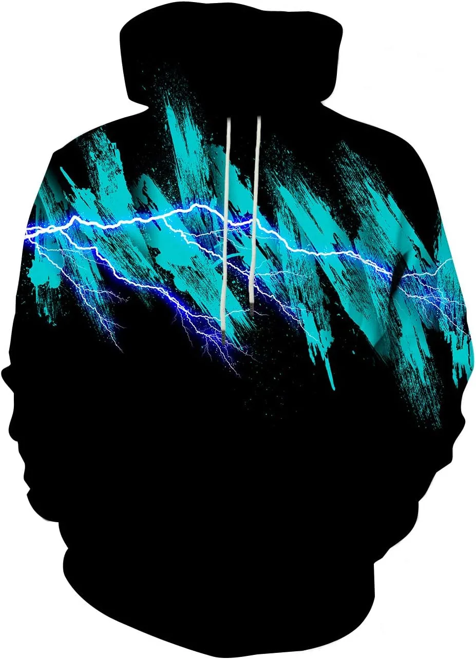 

SYAIMN Unisex худи с 3D принтом для тренировок