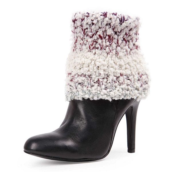 

Женские носки Bullait из плотного вязаного полосатого трикотажа Memoi, Vanilla