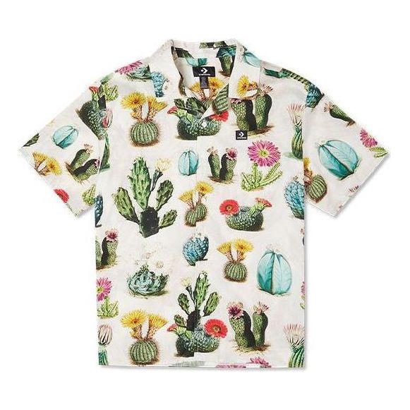 

Рубашка plant printed resort shirt 'desert sand cactus multi' Converse, желтый