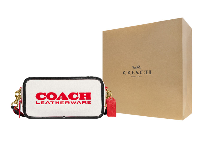 

COACH Сумка через плечо Kia Natural Pebbled Leather Camera Bag