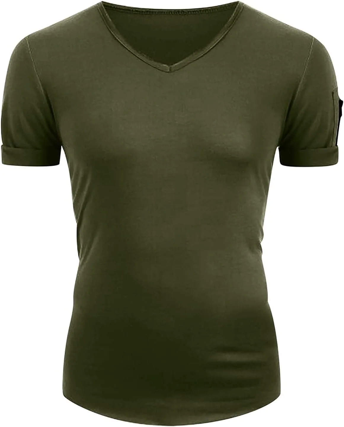 

Мужская футболка для тренировок V-Neck Elastic DGHM-JLMY