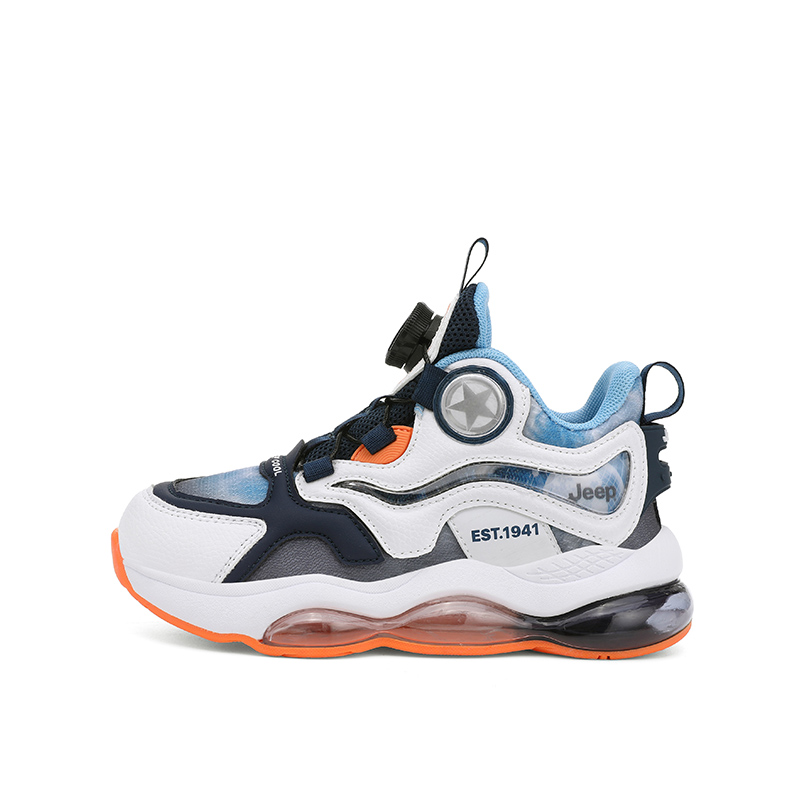 

Детские кроссовки с низким верхом, устойчивые к истиранию и дышащие Jeep, синий