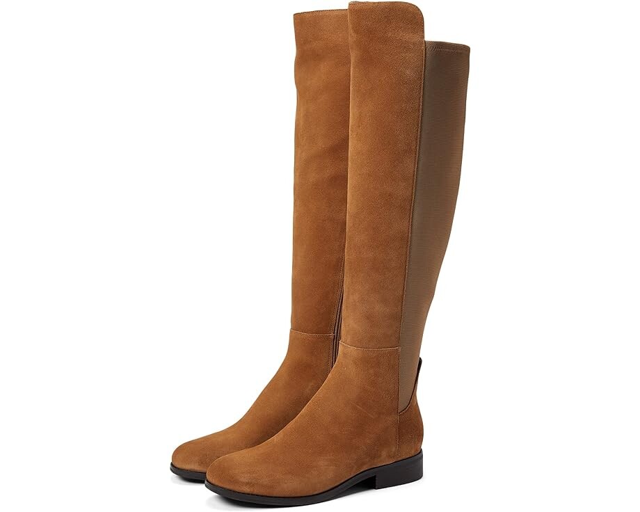 

Ботинки Cole Haan Izzy OTK Boot, цвет Light Whiskey Suede