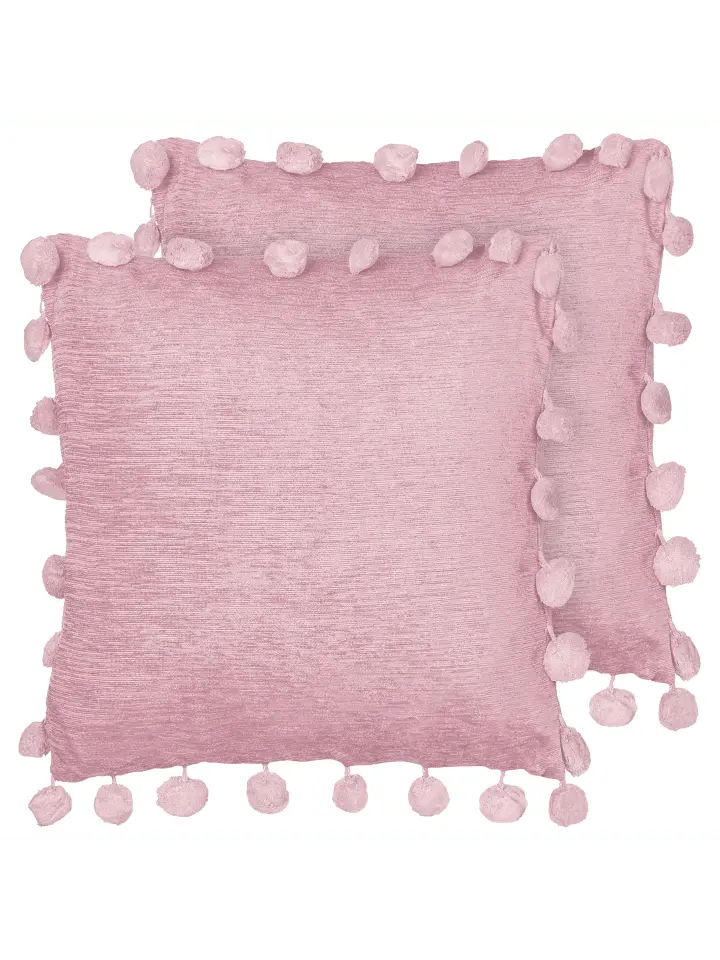 

Декоративная подушка Beliani 2er Set Deko JASMINE, розовый