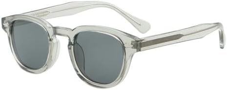 

Ацетатные модные солнцезащитные очки в стиле ретро для женщин, женские солнцезащитные очки для мужчин с защитой от УФ-излучения UV400, коричневые, серые, унисекс MTZJH, Grey