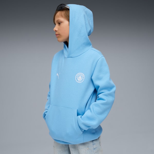 

Футбольная толстовка для больших детей Manchester City Soccer Essentials Puma, синий
