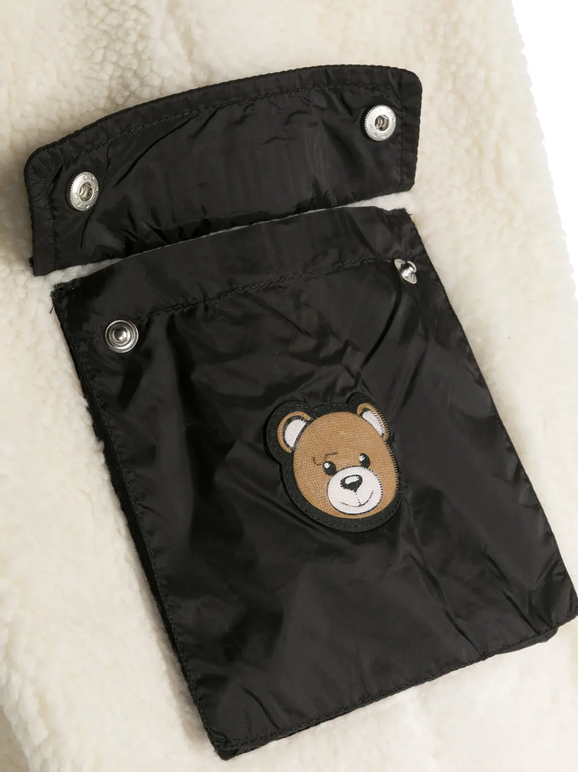 Спортивные брюки из искусственного меха Moschino Kids — фото 3