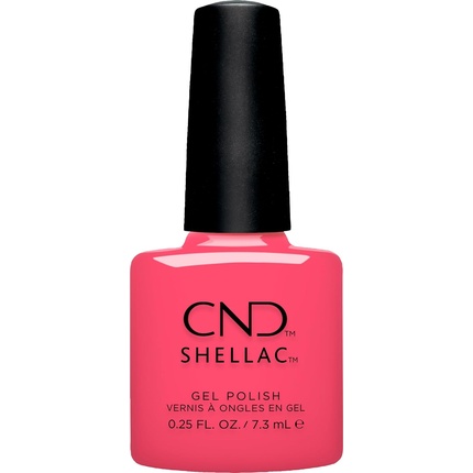 

CND Shellac Magenta Sky Полупрозрачный для желейного эффекта № 469 Розовый Красный Оригинальный УФ-лак CND для дизайна ногтей Коллекция Gleam & Glow