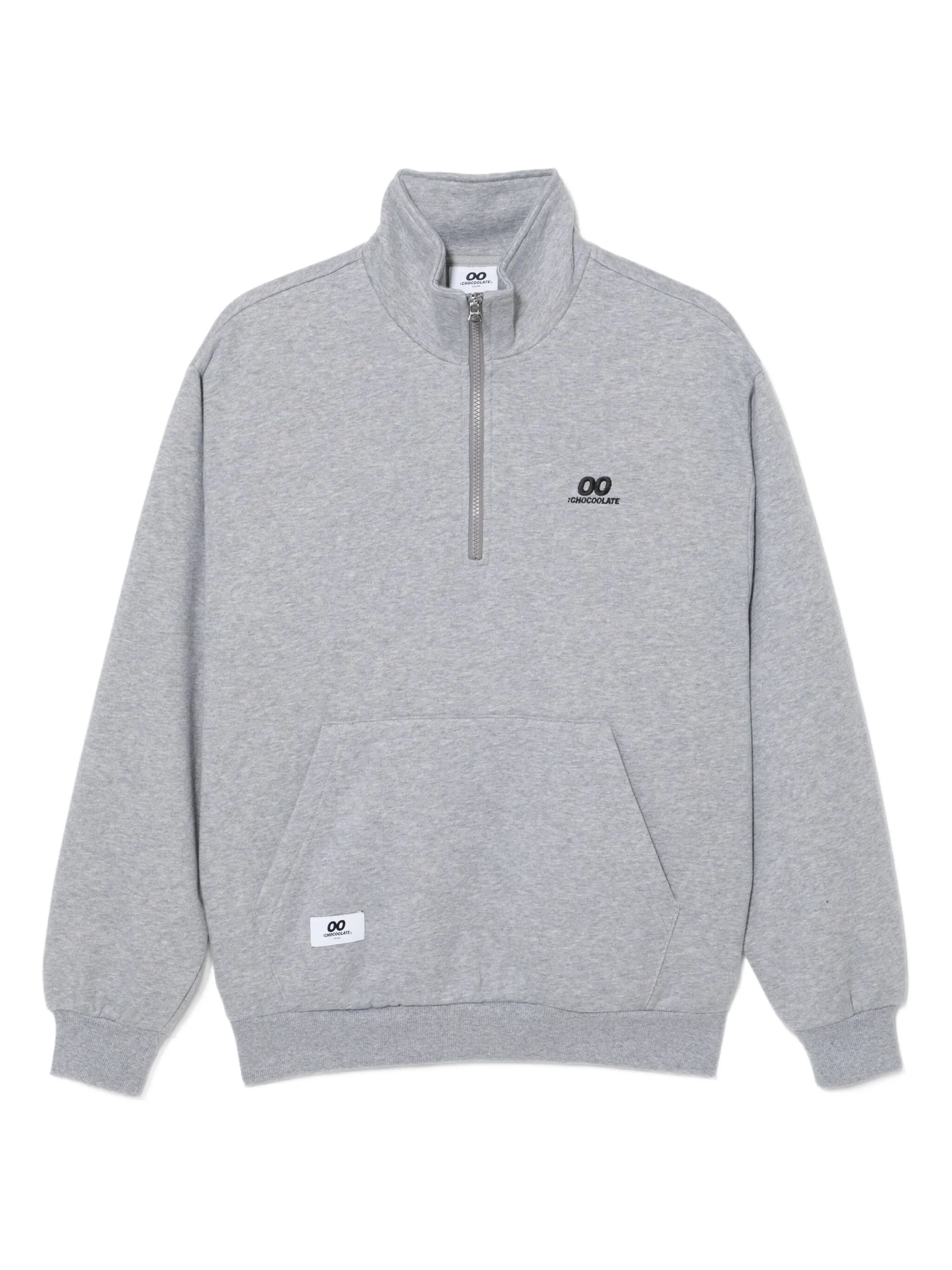 

Толстовка на молнии с логотипом Chocoolate, серый