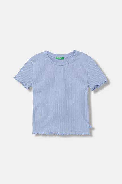 Футболка с коротким рукавом полосатая United Colors of Benetton, синий