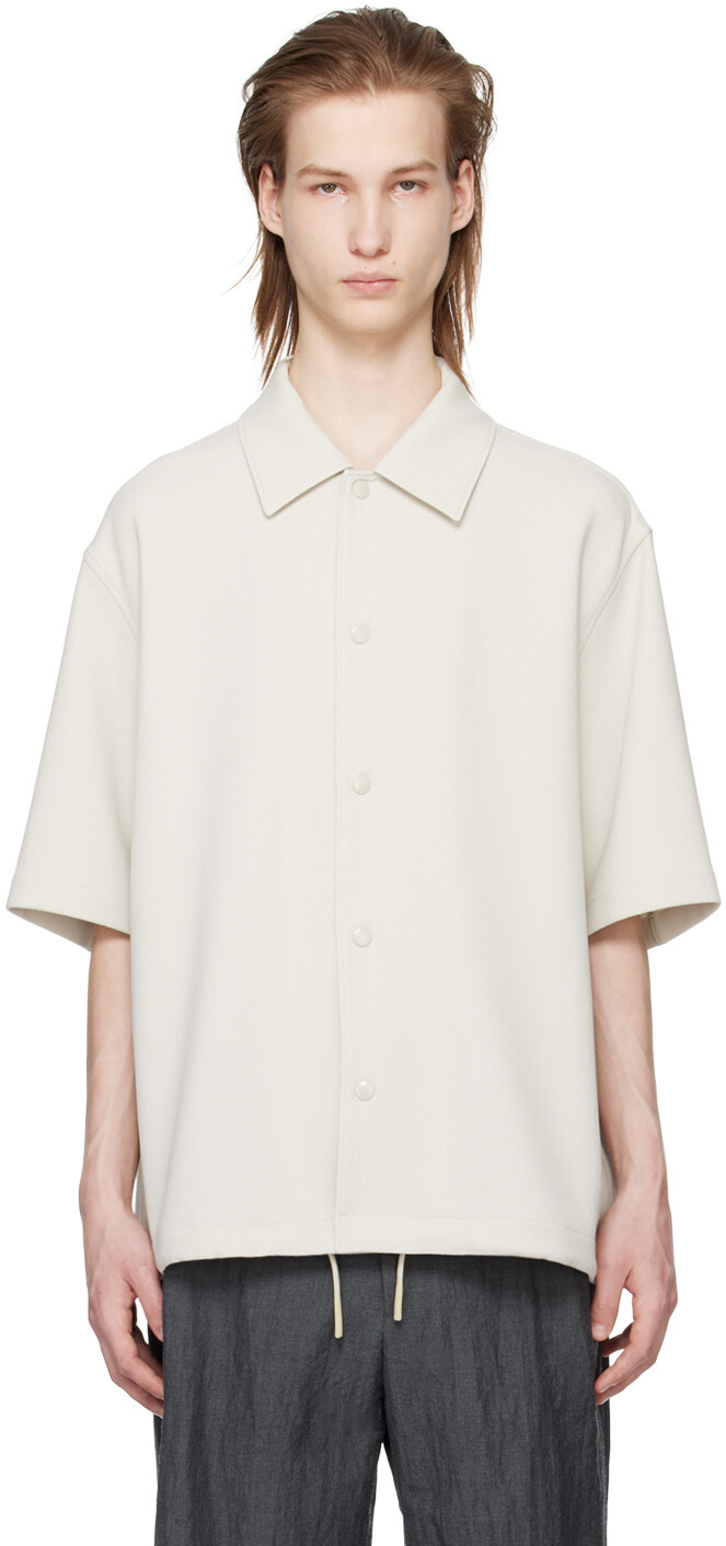 

Серая рубашка на кулиске Solid Homme