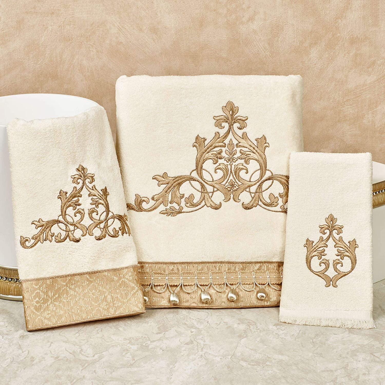 

Набор банных полотенец Avanti Linens Monaco, светло-кремовый
