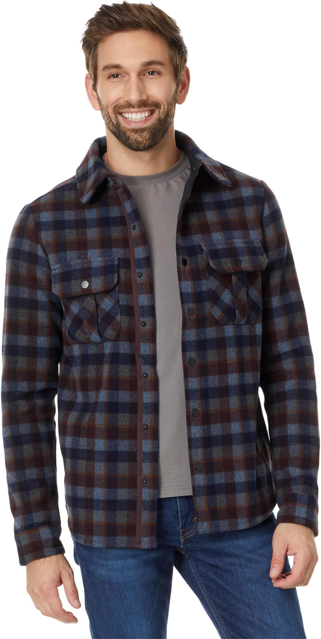

Куртка Smartwool Anchor Line Shirt Jacket, цвет Eggplant Plaid