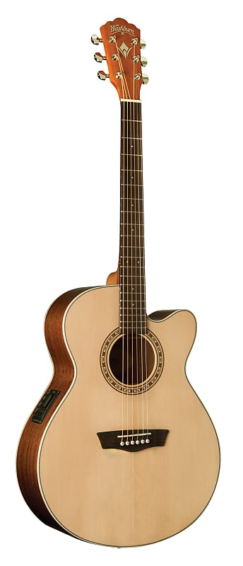 

Акустическая гитара Washburn WG7SCE | Harvest Series Solid Sitka Spruce Top Grand Auditorium Cutaway with Electronics. New with Full Warranty!