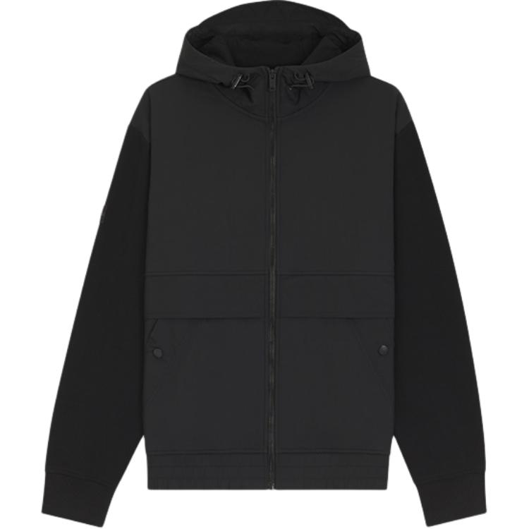 

Куртка Boss Panelled Hooded Jacket Hugo Boss, черный