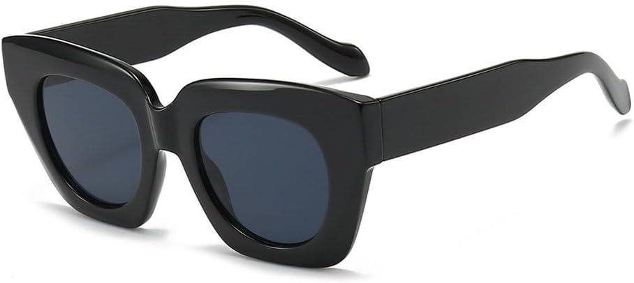 

Винтажные солнцезащитные очки Polygon для женщин, модные панк-очки с градиентным переходом цвета, защита от УФ-излучения UV400 для мужчин, трендовые солнцезащитные очки с заклепками TYUVIVO, Black