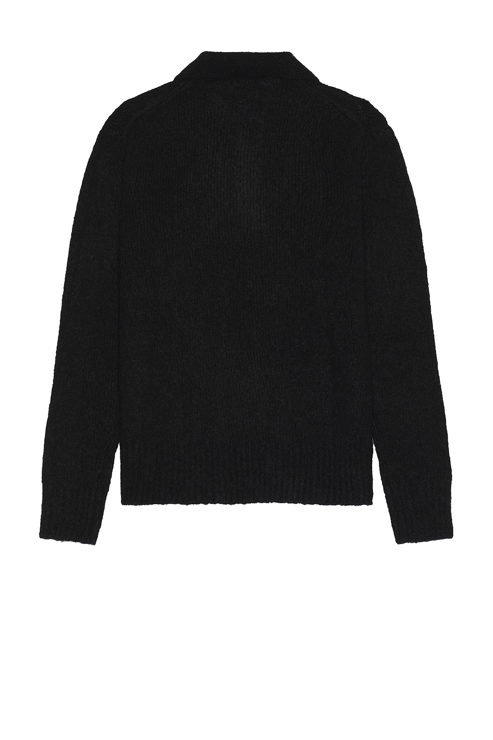 

Расмус свободный свитер-поло с начесом Norse Projects, черный