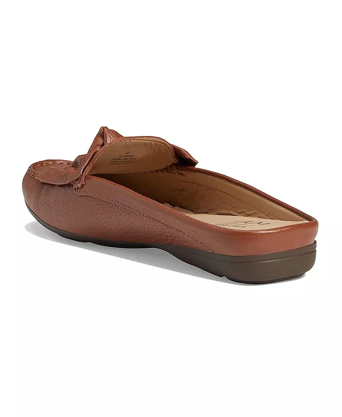 Женские мюли Diane St Slip On Comfort Bow Marc Joseph New York, коричневый — фото 3