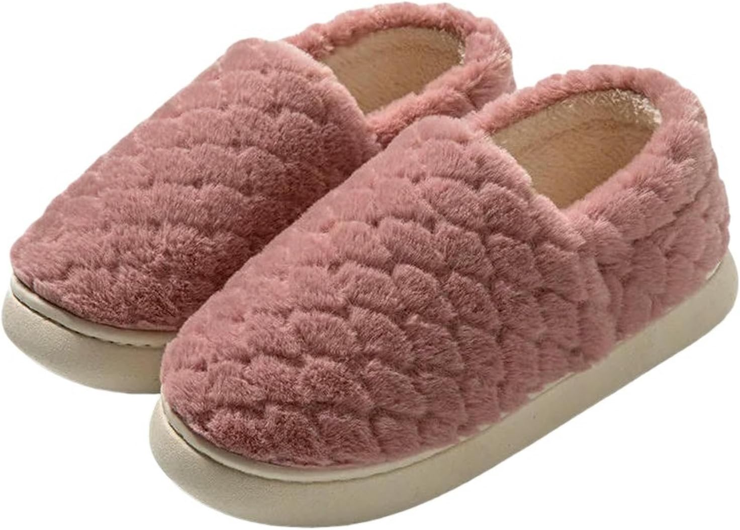 

Женские тапочки Мужские и женские домашние и тапочки с мягкой подошвой, удобные и теплые Getrichh, красный