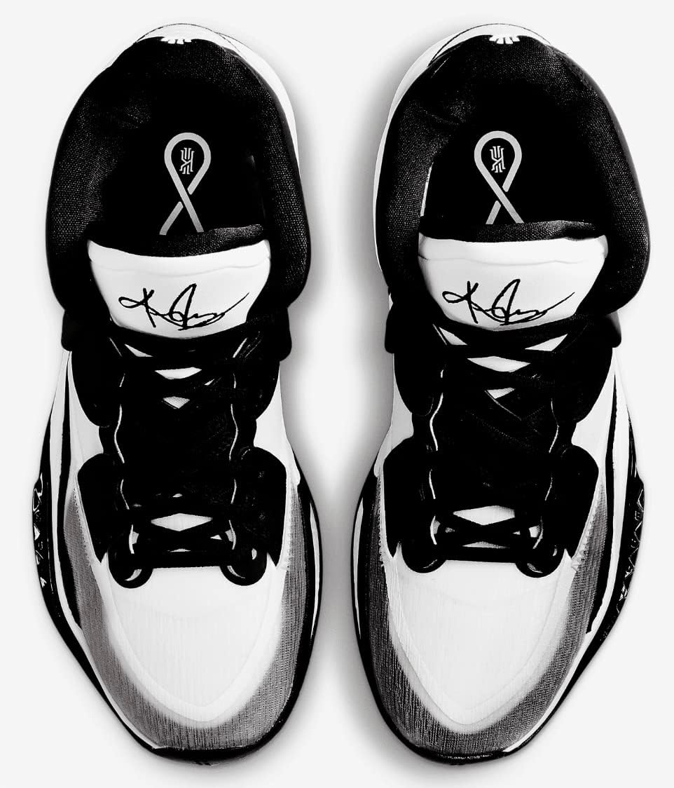 Баскетбольные кроссовки Nike Kyrie Infinity 1 World 1 People DO9614-800, цвет: оранжевый/ярко-зеленый/кунжутный/черный, мужские, White Black-White — фото 4