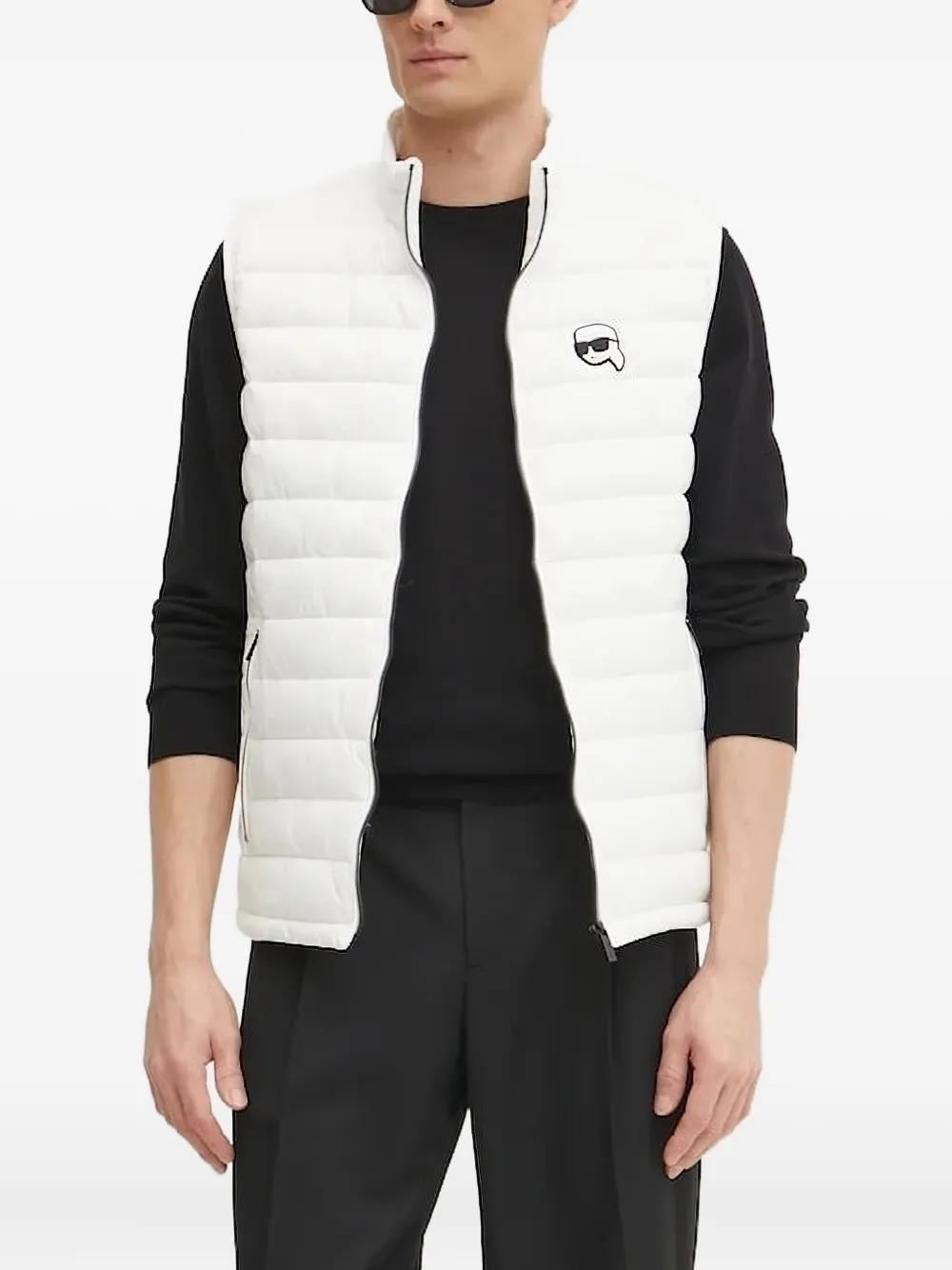 

Хлопковый свитер KARL LAGERFELD, синий