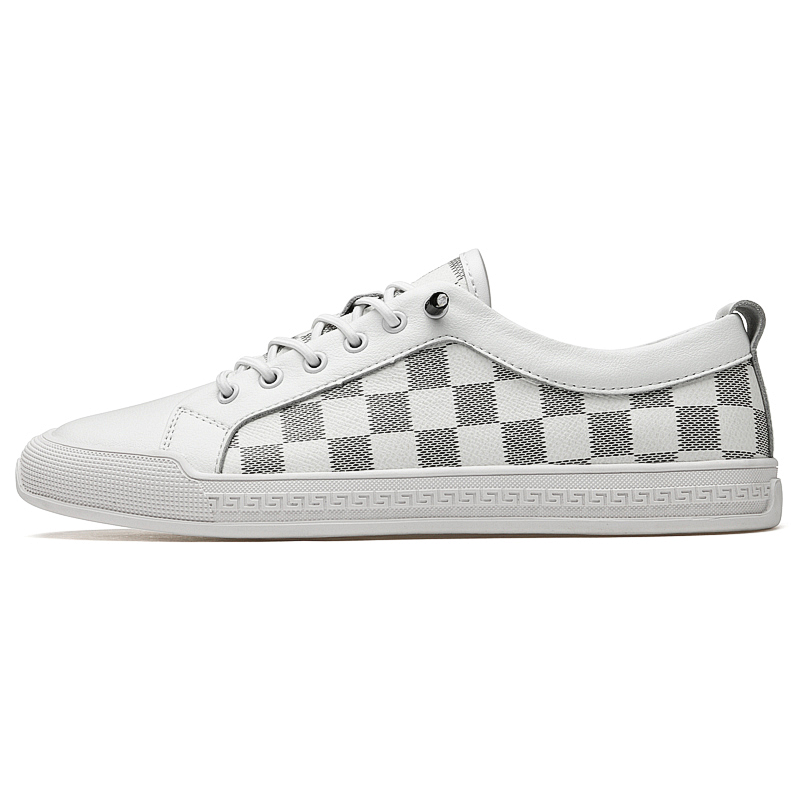 

Eminu Мужские низкие скейтерские кеды белые, цвет White