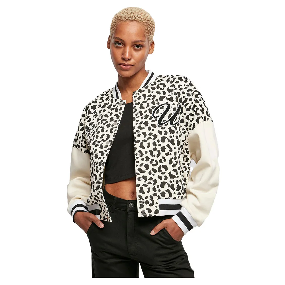 

Куртка-бомбер Urban Classics AOP Oversized College, белый