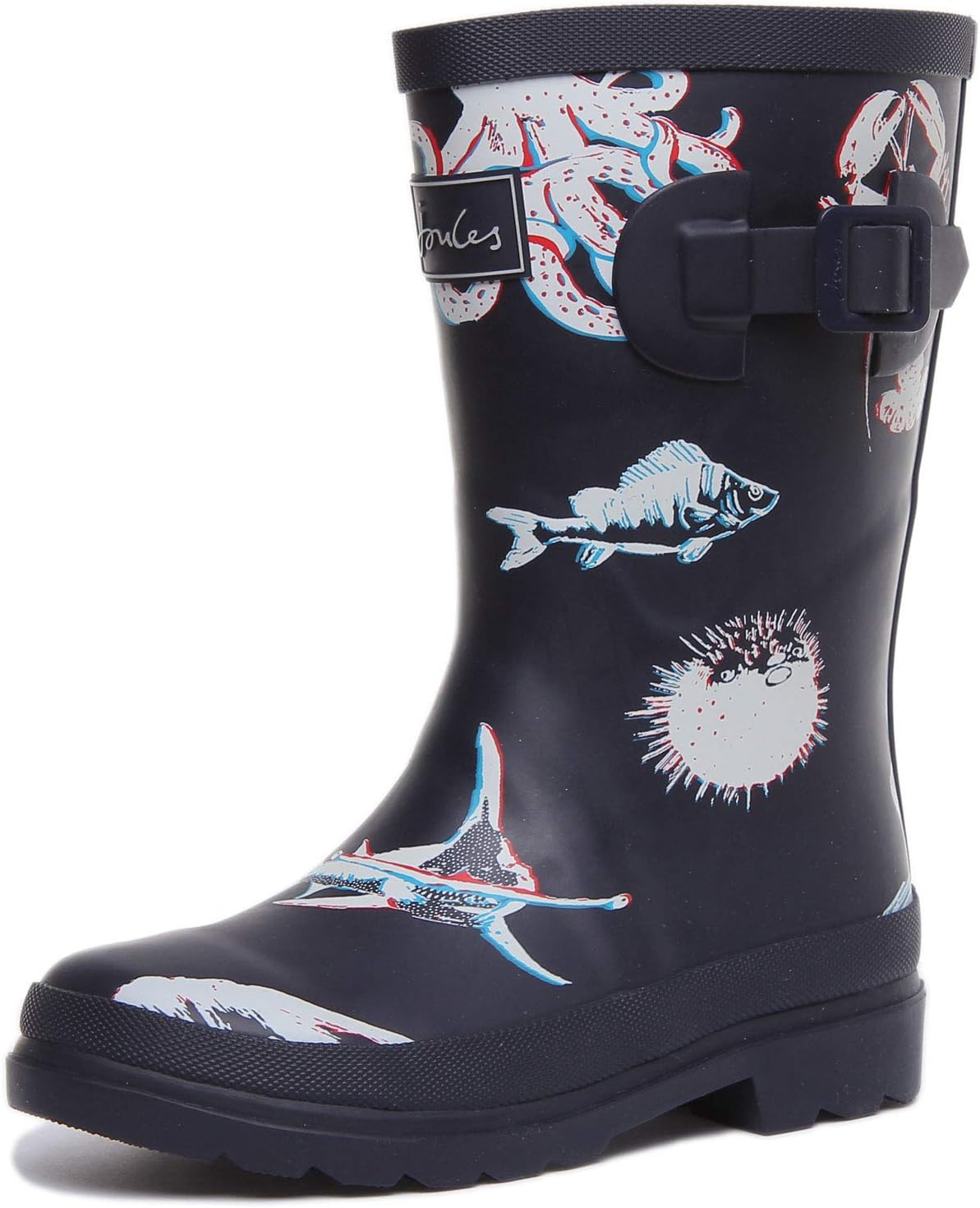 

Детские сапоги Joules унисекс с принтом Jnr Welly, 3d Print