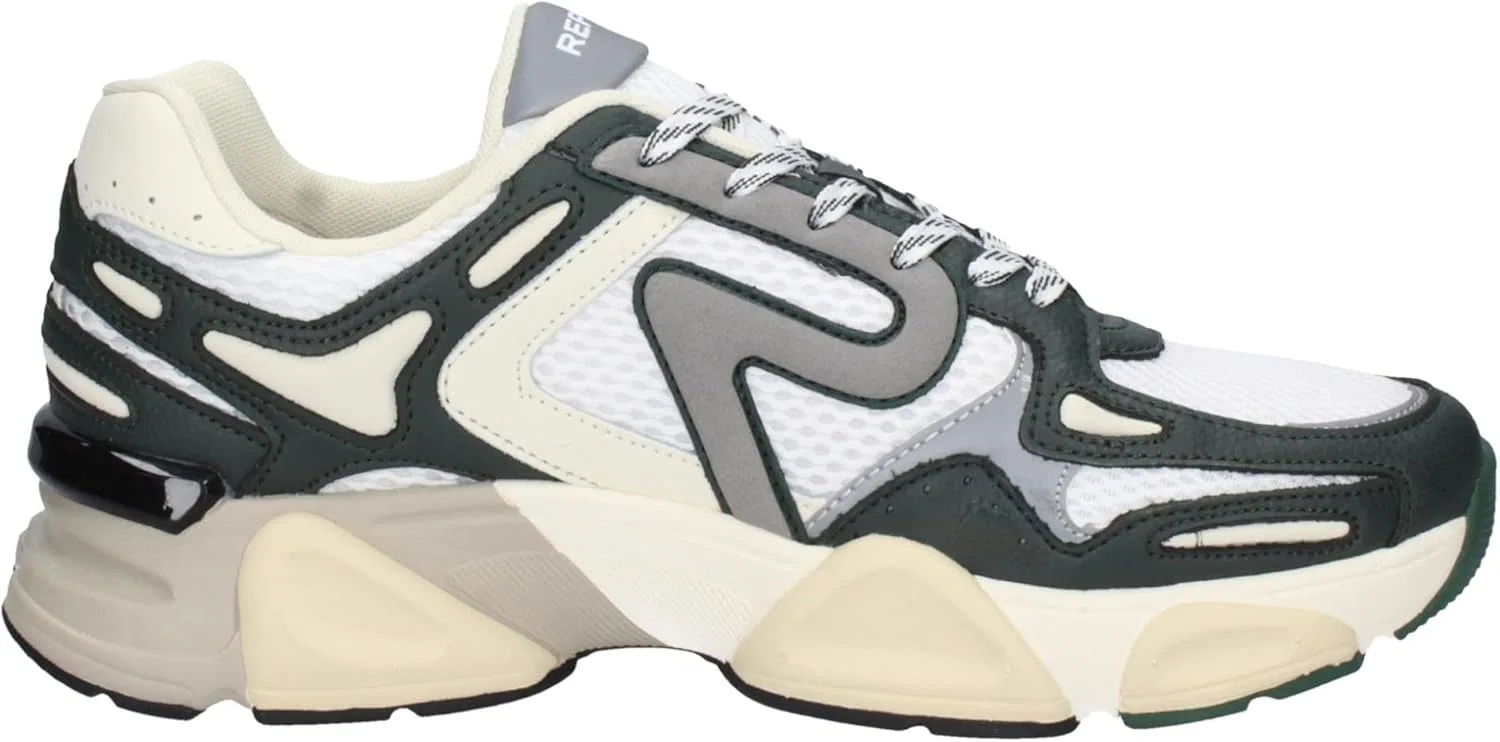 Кроссовки Replay Herren Destiny M ForestSneaker, 3445 Forest Green White — фото 4