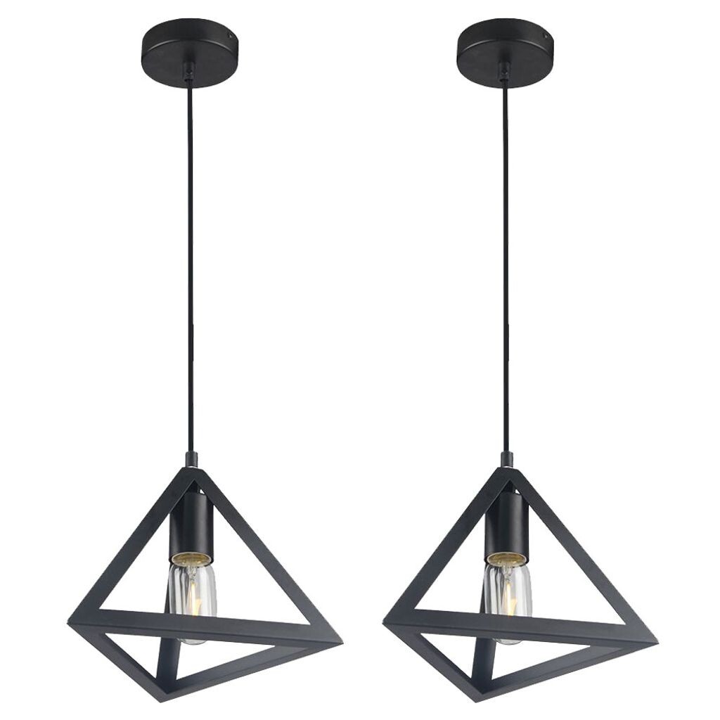 

2 подвесных светильника в форме клетки VT-7141 etc-shop, черный